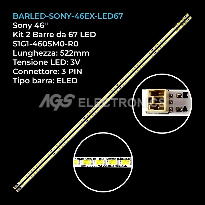BARLED-SONY-46EX-LED67