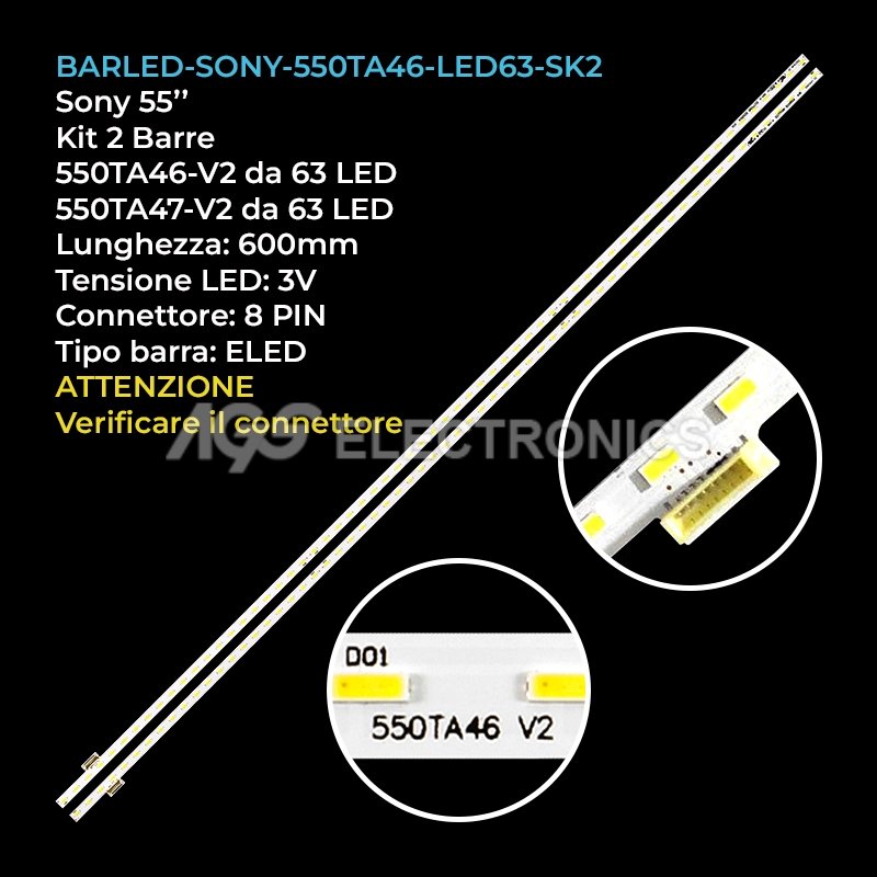 BARLED-SONY-550TA46-LED63-SK2