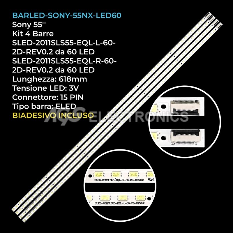BARLED-SONY-55NX-LED60