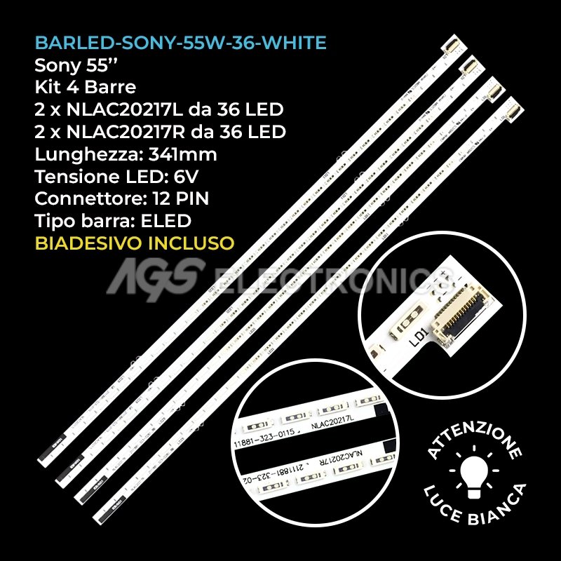 BARLED-SONY-55W-36-WHITE