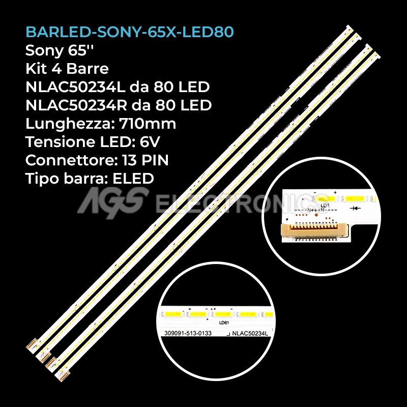 BARLED-SONY-65X-LED80