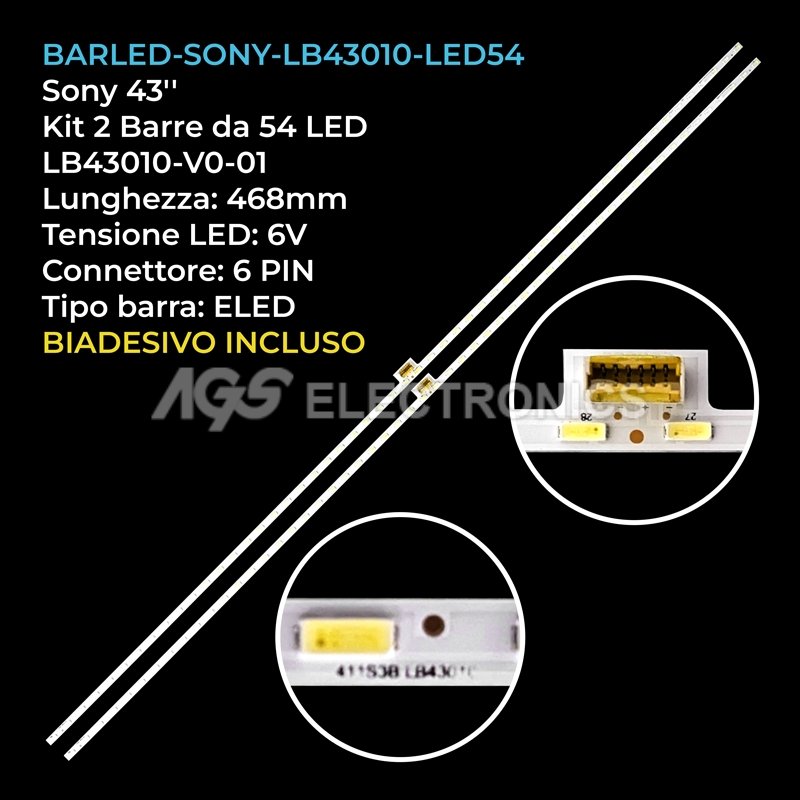 BARLED-SONY-LB43010-LED54