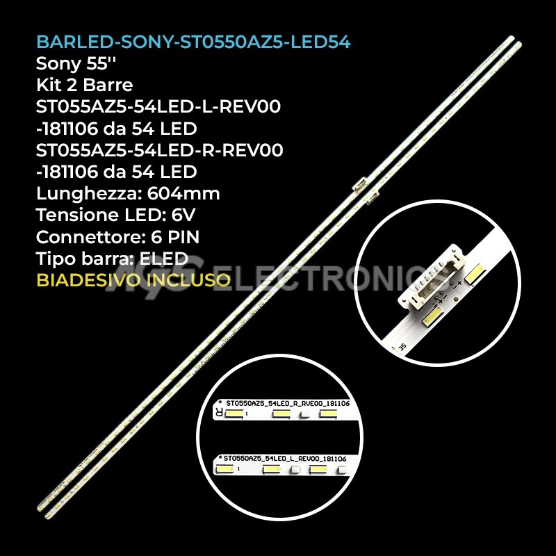 BARLED-SONY-ST0550AZ5-LED54