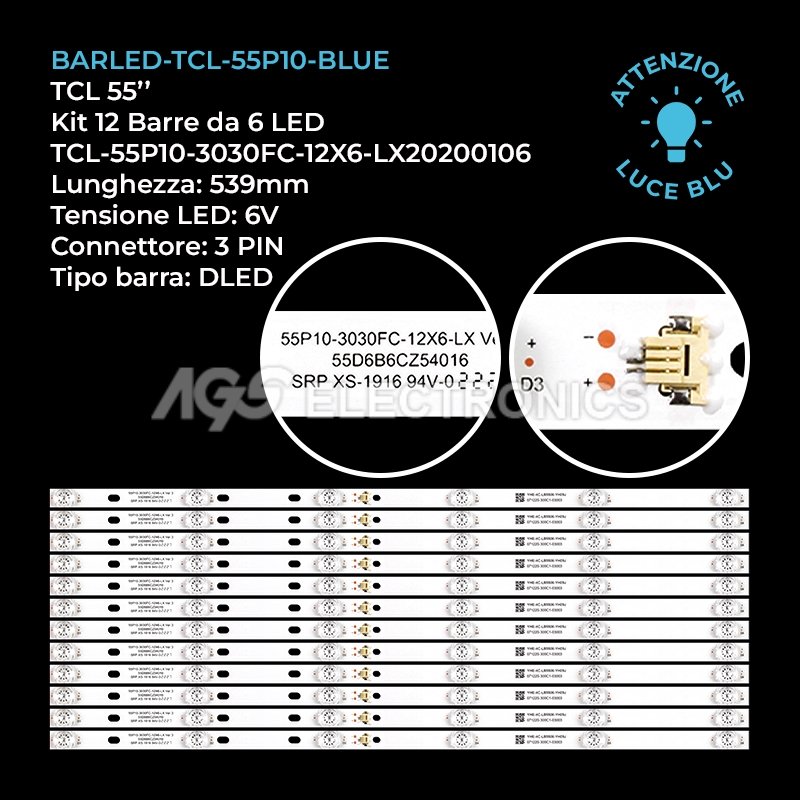 BARLED-TCL-55P10-BLUE