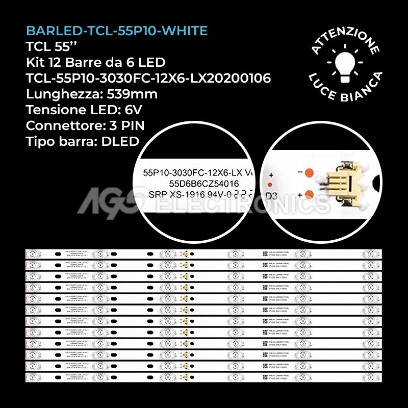 BARLED-TCL-55P10-WHITE