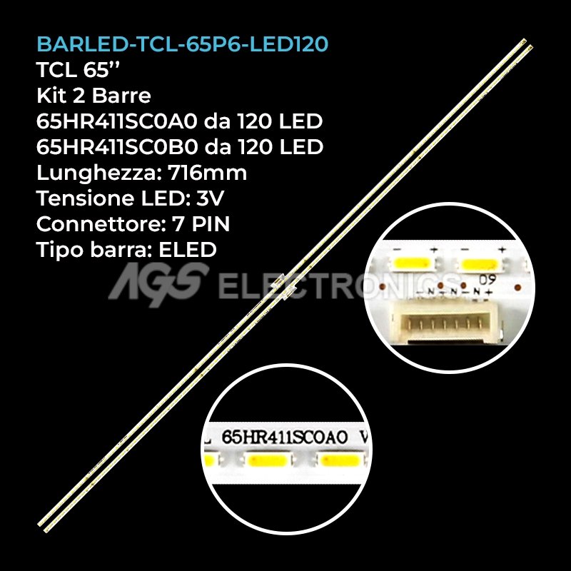 BARLED-TCL-65P6-LED120