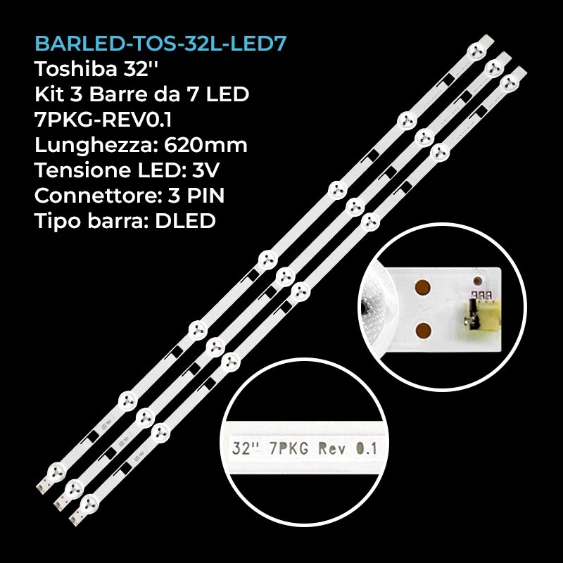 BARLED-TOS-32L-LED7