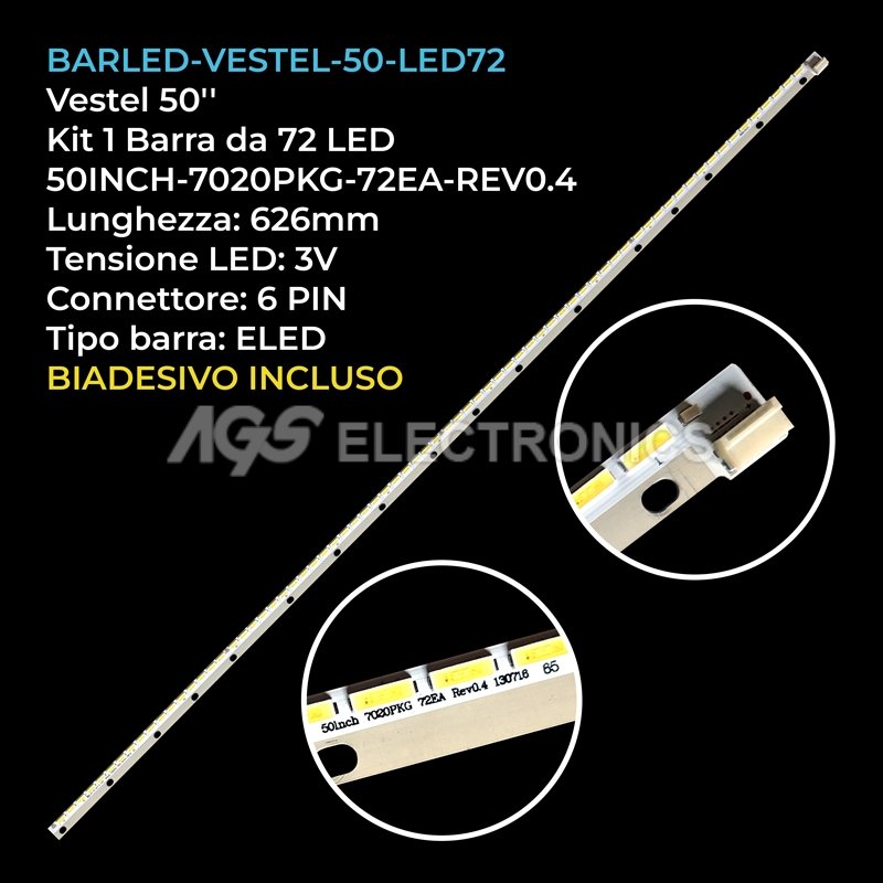 BARLED-VESTEL-50-LED72