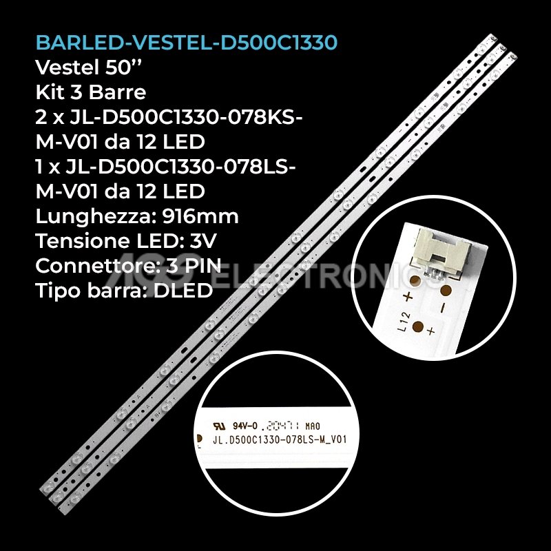 BARLED-VESTEL-D500C1330