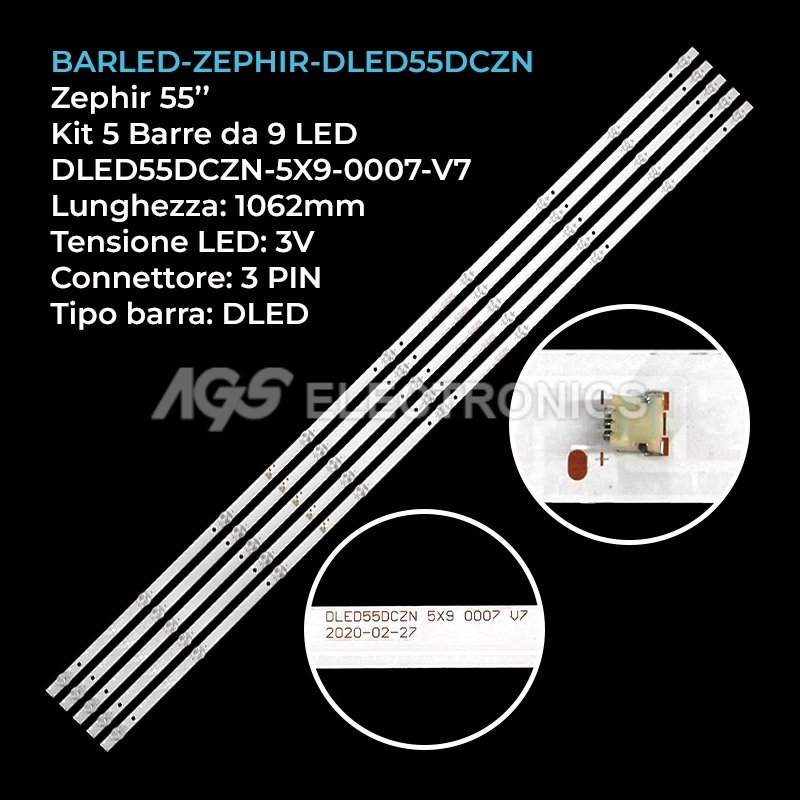 BARLED-ZEPHIR-DLED55DCZN