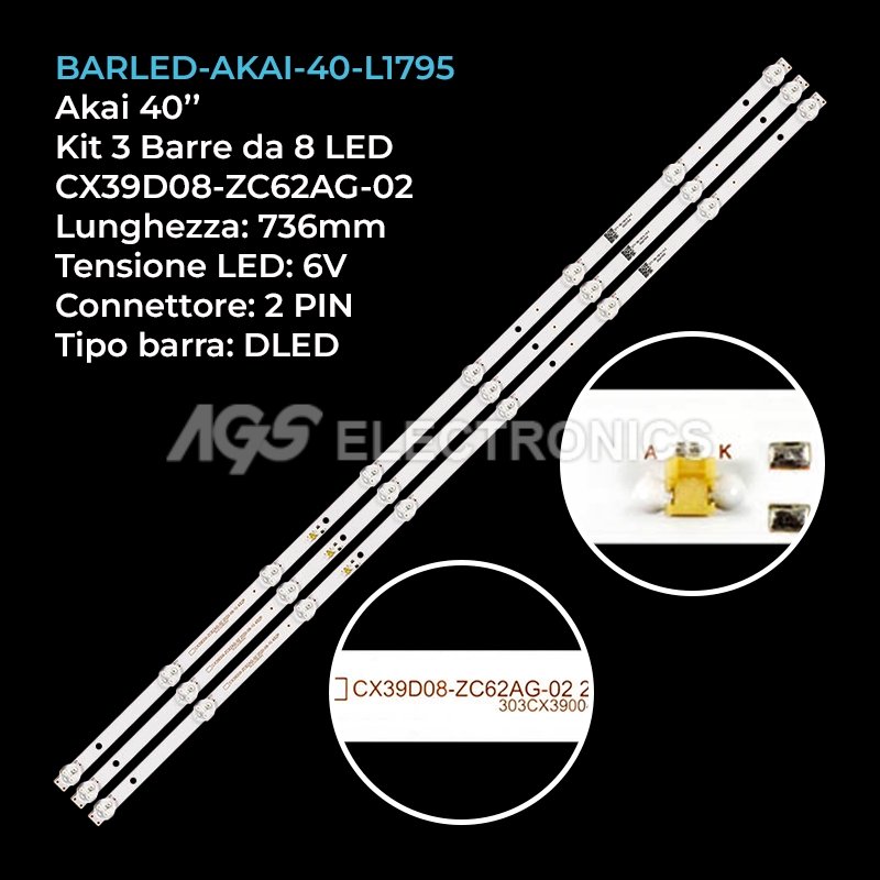 BARLED-AKAI-40-L1795