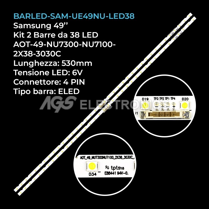 BARLED-SAM-UE49NU-LED38