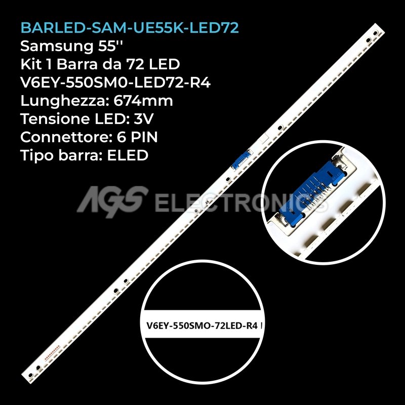 BARLED-SAM-UE55K-LED72