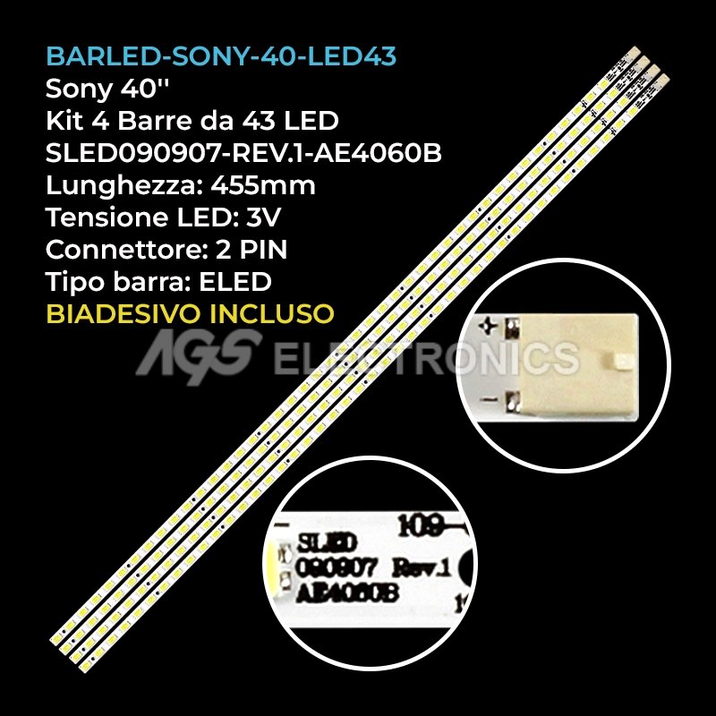 BARLED-SONY-40-LED43